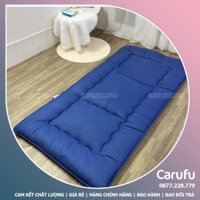 Nệm bông xuất Nhật cao cấp CARUFU | Dày 10cm Xanh và 7cm Xám | 1m 1m2 1m4 1m6 1m8 2m