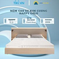 Nệm cao su 1 mặt lỗ HAPPYGOLD Kim Cương dày 5cm - 160x200x5cm