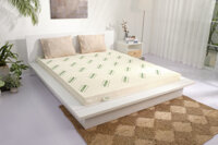 Nệm cao su 100 thiên nhiên cao cấp Gummi Standard 10cm tại Vua Nệm - Nâng đỡ vượt trội, thoáng kí tối ưu - 100x200 - 5cm