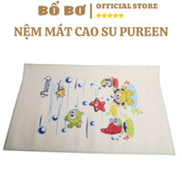 Nệm cao su cho trẻ sơ sinh, nệm mát cao su Pureen cho trẻ em (90x60 cm) - Giao mẫu ngẫu nhiên | BỐ BƠ STORE