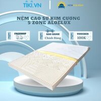 Nệm Cao Su Kim Cương 5 Zone Aloe 160 x 200 x 10cm