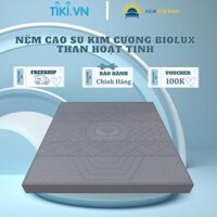 Nệm Cao Su Kim Cương 5Zone Than Hoạt Tính BIOLUX 120 x 200 x 05cm