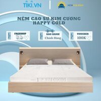 Nệm Cao Su Kim Cương Happy Gold 100x200x15cm