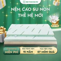 Nệm cao su non 1m2 x 2m Trung Nguyên nguyên tấm, nệm nằm đàn hồi tốt, thông thoáng, êm ái, bảo hành 15 năm