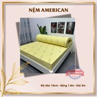 Nệm Cao Su Non American Dày 15cm Dài 2m Rộng 1.8m