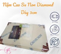 Nệm Cao Su Non Diamond Gold Dày 3CM Tặng Kèm Áo Bảo Vệ Nệm - Mousse - 802003cm