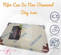 Nệm Cao Su Non Diamond Gold 5cm  Giao Màu Ngẫu Nhiên  - 1m8 x 2m x 5cm