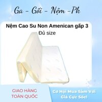 Nệm Cao Su Non gấp 3 Cao 10cm và 15cm tiện lợi dễ dàng vận chuyển