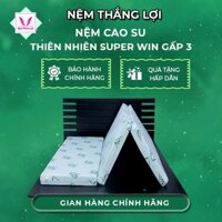 Nệm Cao Su Super Win Gấp 3 Thắng Lợi-Dành Cho Người Đau Lưng, Êm, Đàn Hồi Tốt-Hàng Chính Hãng