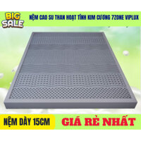 Nệm cao su than hoạt tính kim cương 7 zone viplux [ 15cm ]