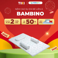 Nệm cao su thiên nhiên em bé Liên Á Bambino 1 Áo nệm cùng kích thước - 60x120 - 5cm