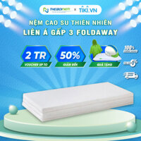 NỆM CAO SU THIÊN NHIÊN GẤP 3 FOLDAWAY LIÊN Á - 1.2m x 2m x 5cm