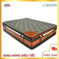 Nệm cao su thiên nhiên kết hợp foam đa tầng 7 vùng siêu kháng cháy chính hãng Kim Cương HOMELUX LIMITED cao 43 cm.