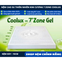 Nệm cao su thiên nhiên kim cương 7zone coolux [ 10cm ]