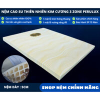 Nệm cao su thiên nhiên kim cương 3zone Purelux [ 5cm ]