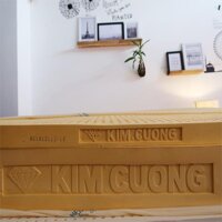 Nệm cao su thiên nhiên Kim Cương Happy Gold 100x200x5cm + Tặng 1 gối nằm cao su Kim Cương 40x60cm