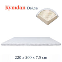 Nệm cao su thiên nhiên Kymdan Deluxe 220 x 200 x 7,5cm
