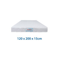 Nệm cao su thiên nhiên Kymdan Deluxe 120 x 200 x 15cm SFM - Tỷ trọng mousse cấp độ 2 SH