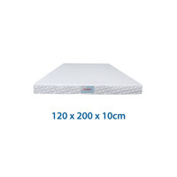 Nệm cao su thiên nhiên Kymdan Deluxe 120 x 200 x 10cm SFM - Tỷ trọng mousse cấp độ 1 SDH