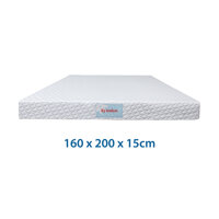 Nệm cao su thiên nhiên Kymdan Deluxe 160 x 200 x 15cm SFM - Tỷ trọng mousse cấp độ 2 SH