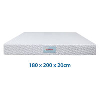 Nệm cao su thiên nhiên Kymdan Deluxe 180 x 200 x 20cm SFM - Tỷ trọng mousse cấp độ 2 SH