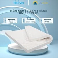 Nệm Cao Su Thiên Nhiên Vạn Thành Unique Plus - 1m8x2mx10cm - Trắng