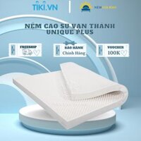 Nệm Cao Su Thiên Nhiên Vạn Thành Unique Plus - 18020015cm - Trắng