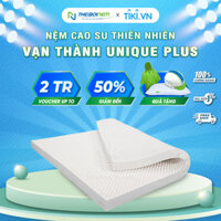 Nệm Cao Su Thiên Nhiên Vạn Thành Unique Plus - 160x200x10cm - Trắng