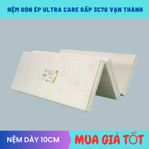 Nệm cao su Vạn Thành gòn ép Ultra Care gấp (3C7G)