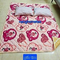 Nệm chiếu Topper, Nệm cuộn đa năng siêu mỏng mát nhiều size ,dùng 4 mùa