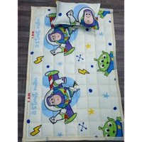 Nệm cho bé đi học mẫu giáo kích thước 80x120cm nệm dày dặn có chun 4 góc, tặng kèm gối mẫu koromi