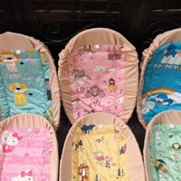Nệm COTTON HÀN QUỐC lót nôi tre đặt võng Viet kids nhiều size dùng cho các loại võng xếp, võng dù, võng lưới