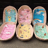 Nệm COTTON HÀN QUỐC lót nôi tre đặt võng Viet kids nhiều size dùng cho các loại võng xếp, võng dù, võng lưới