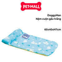 Nệm cuộn gấu trắng DoggyMan Size 60x40xH7cm Petmall