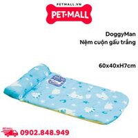 Nệm cuộn gấu trắng DoggyMan Size 60x40xH7cm Petmall