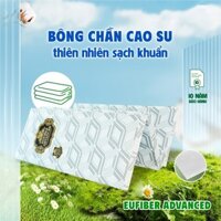 Nệm Đa Tầng Cao Su Bông Gấp 3 Eufiber Advanced Kim Cương, Êm Ái, Nâng Đỡ Cột Sống Tối Ưu