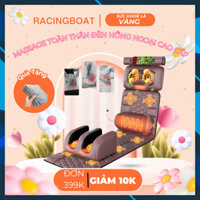 Nệm (đệm) massage toàn thân đèn hồng ngoại cao cấp với 9 điểm rung JB-618A-Hàng cao cấp AMONO RACINGBOAT