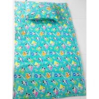 Nệm đơn màu xanh dương kích thước 75cm x 120cm
