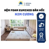 Nệm Foam Kim Cương Eumixed Đàn Hồi, Bảo Vệ Cột Sống Lưng