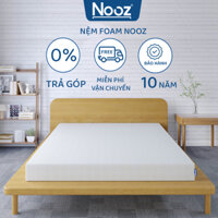 Nệm Foam Nooz Home Goods  Tiêu Chuẩn CertiPUR-US Với Hai Tầng Foam Nâng Đỡ Ruột Đệm Cao Su Non Vỏ Nệm Tencel - 180 x 200 - 15 cm