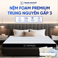 Nệm Foam Premium Trung Nguyên Gấp 3 1m6 x 2m