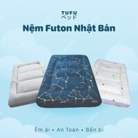Nệm Futon Topper Bông Gòn Kiểu Nhật