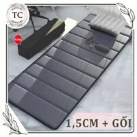 Nệm gấp ngủ trưa văn phòng LOẠI 1 - Đệm ngủ du lịch gấp gọn - CAM KẾT HÀNG LOẠI 1 - KÈM TÚI ĐỰNG VÀ BƠM HƠI