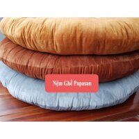 Nệm ghế papasan 1M2 vải bố kèm bông gòn cao cấp, Ghế lười bập bênh thư giãn Papasan mây phòng ngủ cho bé / HCM