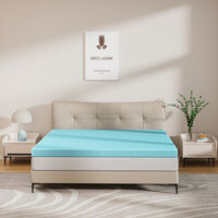 [Nệm Giá Tốt] Nệm Memory Foam Cao Cấp Topper USA Gel Mát Lạnh, Điều Hòa Thân Nhiệt Cao Cấp Đạt Tiêu Chuẩn Mỹ