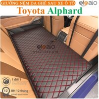 Nệm giường ngủ dành cho xe Toyota Alphard da PU cao cấp - OTOALO