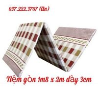 Nệm gòn ép hàn quốc (1m8 x 2m) dày 3cm