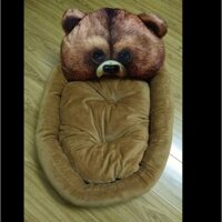 Nệm hình gấu Nâu