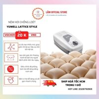 Nệm hơi chống loét, đệm nước cho người già YUWELL LATTICE STYLE bảo hành máy bom 6 tháng