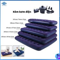 Nệm hơi tự bơm, nệm hơi và nệm hơi giá rẻ phù hợp cho 2-3 người, có nhiều kích cỡ phù hợp cho du lịch gia đình